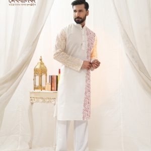Premium Block Print Panjabi